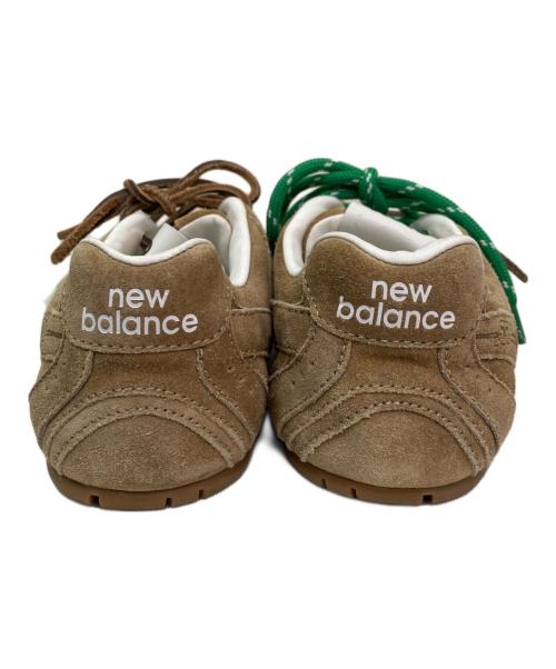 MIU MIU（ミュウミュウ）MIU MIU (ミュウミュウ) NEW BALANCE (ニューバランス) スウェードスニーカー ブラウン サイズ:36の古着・服飾アイテム
