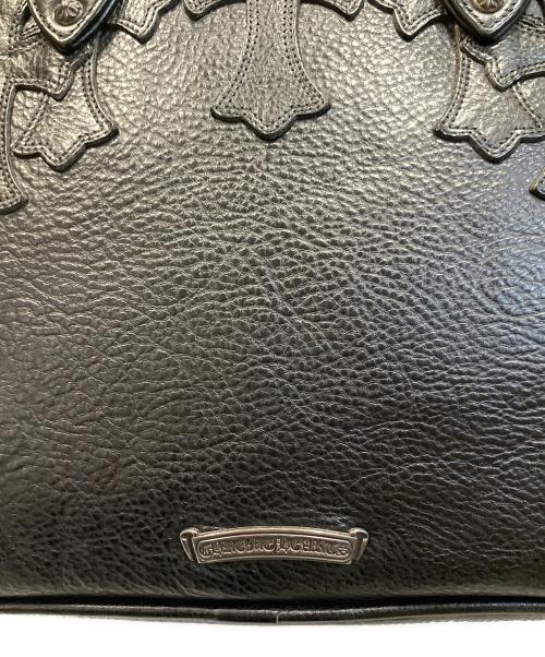 CHROME HEARTS（クロムハーツ）CHROME HEARTS (クロムハーツ) Gym Bag＃3/ジムバッグ#3 セメタリー クロスパッチ ミディアム ブラック サイズ:ミディアムの古着・服飾アイテム