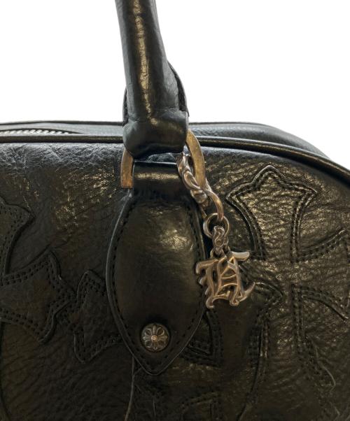 CHROME HEARTS（クロムハーツ）CHROME HEARTS (クロムハーツ) Gym Bag＃3/ジムバッグ#3 セメタリー クロスパッチ ミディアム ブラック サイズ:ミディアムの古着・服飾アイテム