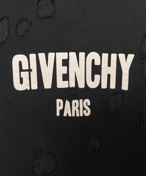 GIVENCHY（ジバンシィ）GIVENCHY (ジバンシィ) ダメージ加工パーカー ブラック サイズ:XSの古着・服飾アイテム