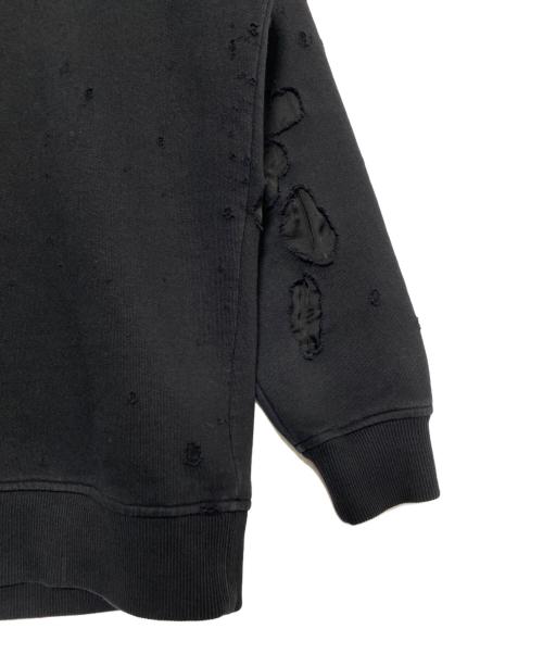 GIVENCHY（ジバンシィ）GIVENCHY (ジバンシィ) ダメージ加工パーカー ブラック サイズ:XSの古着・服飾アイテム