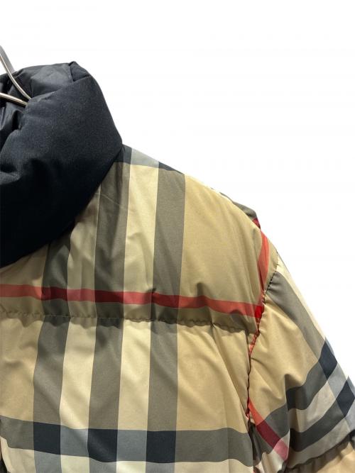 BURBERRY（バーバリー）BURBERRY (バーバリー) ノバチェックダウンジャケット 80243921 ブラウン サイズ:Sの古着・服飾アイテム