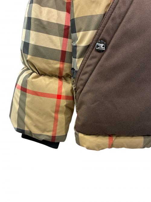 BURBERRY（バーバリー）BURBERRY (バーバリー) ノバチェックダウンジャケット 80243921 ブラウン サイズ:Sの古着・服飾アイテム