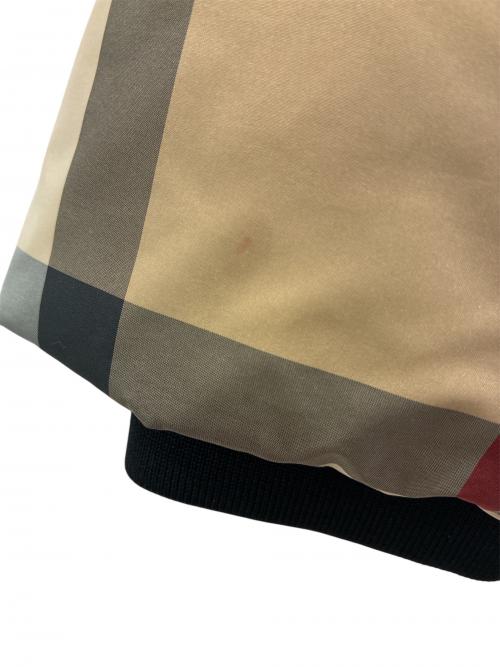 BURBERRY（バーバリー）BURBERRY (バーバリー) ノバチェックダウンジャケット 80243921 ブラウン サイズ:Sの古着・服飾アイテム