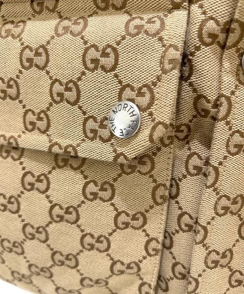 GUCCI（グッチ）GUCCI (グッチ) THE NORTH FACE (ザ ノース フェイス) GGダウンジャケット ベージュ サイズ:Lの古着・服飾アイテム