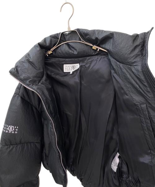 MM6 Maison Margiela（エムエムシックスメゾンマルジェラ）MM6 Maison Margiela (エムエムシックスメゾンマルジェラ) 切替ダウンジャケット ブラック サイズ:Lの古着・服飾アイテム