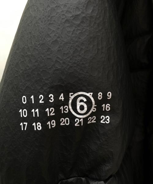 MM6 Maison Margiela（エムエムシックスメゾンマルジェラ）MM6 Maison Margiela (エムエムシックスメゾンマルジェラ) 切替ダウンジャケット ブラック サイズ:Lの古着・服飾アイテム