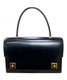 HERMES（エルメス）の古着「Piano ピアノ/ボックスカーフ/ブラック/〇R刻印：1988年製造/ゴールド金具」｜ブラック