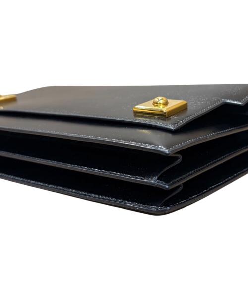 HERMES（エルメス）HERMES (エルメス) Piano ピアノ/ボックスカーフ/ブラック/〇R刻印：1988年製造/ゴールド金具 ブラックの古着・服飾アイテム