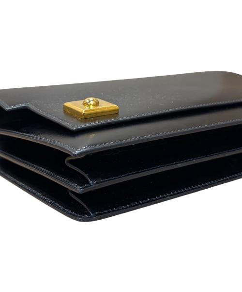 HERMES（エルメス）HERMES (エルメス) Piano ピアノ/ボックスカーフ/ブラック/〇R刻印：1988年製造/ゴールド金具 ブラックの古着・服飾アイテム