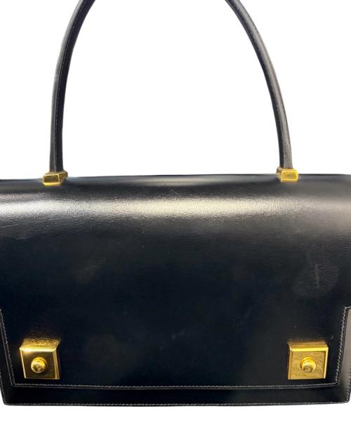 HERMES（エルメス）HERMES (エルメス) Piano ピアノ/ボックスカーフ/ブラック/〇R刻印：1988年製造/ゴールド金具 ブラックの古着・服飾アイテム