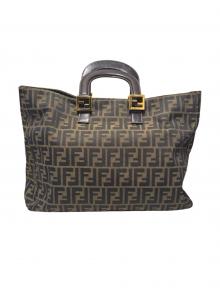 FENDI（フェンディ）の古着「FENDI/ズッカトートバッグ」