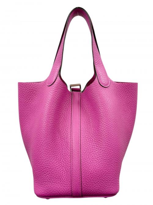 HERMES（エルメス）HERMES (エルメス) Picotin Lock PM ピコタンロック PM/トリヨンクレマンス/マグノリア/C刻印：2018年製造/シルバー金具 マグノリア サイズ:PMの古着・服飾アイテム