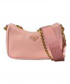 PRADAプラダ）の古着「ショルダーバッグ」｜ピンク