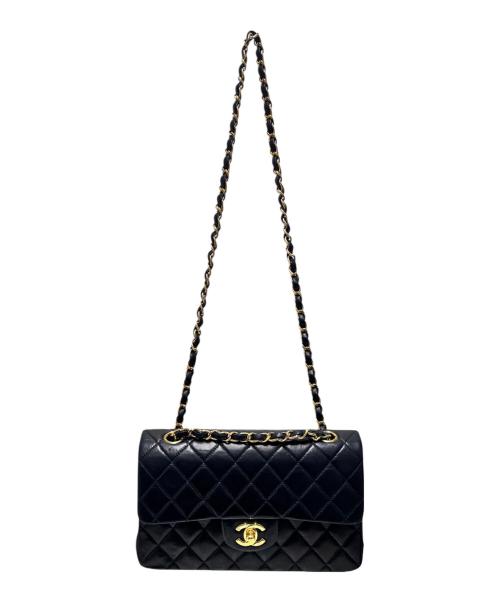 CHANEL（シャネル）CHANEL (シャネル) マトラッセ23 Wフラップチェーンショルダーバッグ ブラック サイズ:23の古着・服飾アイテム