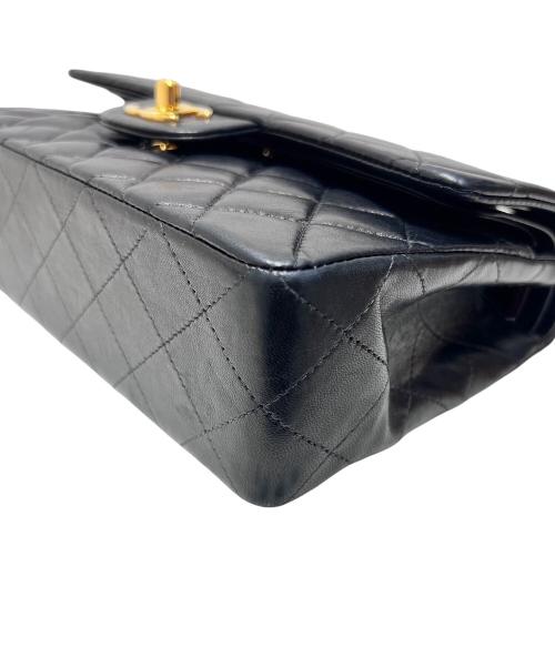 CHANEL（シャネル）CHANEL (シャネル) マトラッセ23 Wフラップチェーンショルダーバッグ ブラック サイズ:23の古着・服飾アイテム