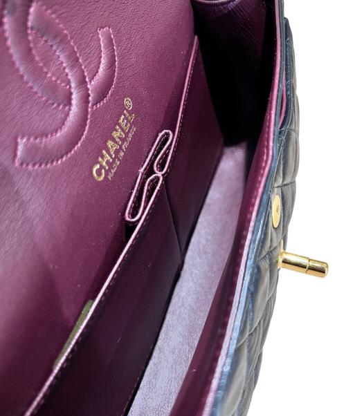 CHANEL（シャネル）CHANEL (シャネル) マトラッセ23 Wフラップチェーンショルダーバッグ ブラック サイズ:23の古着・服飾アイテム