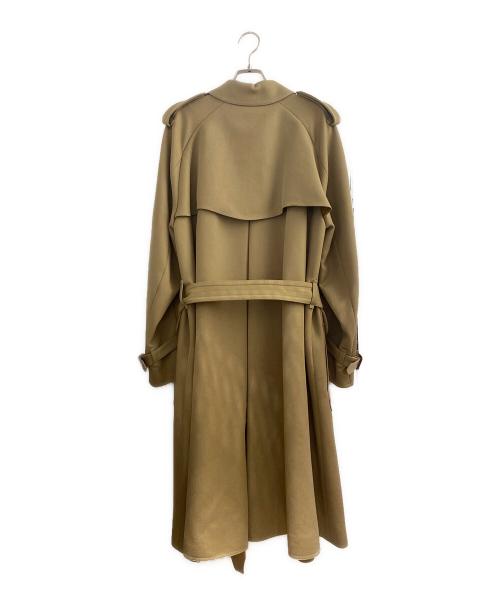 GUCCI（グッチ）GUCCI (グッチ) ベルト付きウールコート カーキ サイズ:48の古着・服飾アイテム