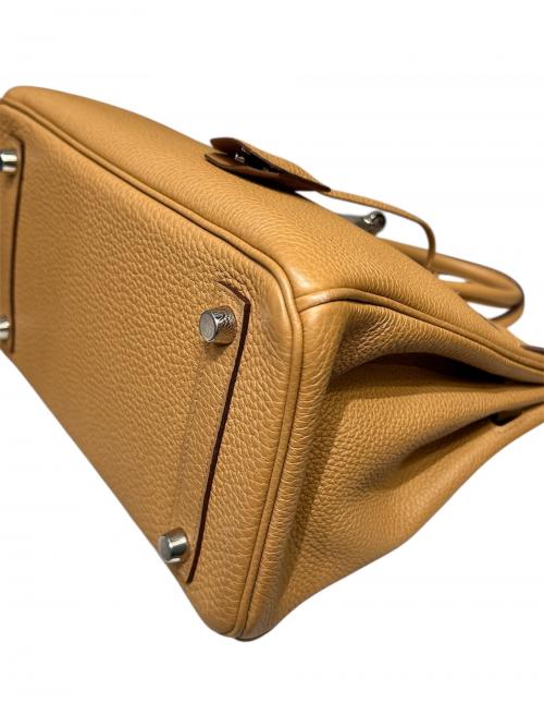 HERMES（エルメス）HERMES (エルメス) バーキン25/シルバー金具/トゴ/ビスキュイ/Z刻印/2021年 ビスキュイ サイズ:25の古着・服飾アイテム