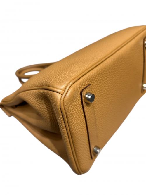 HERMES（エルメス）HERMES (エルメス) バーキン25/シルバー金具/トゴ/ビスキュイ/Z刻印/2021年 ビスキュイ サイズ:25の古着・服飾アイテム