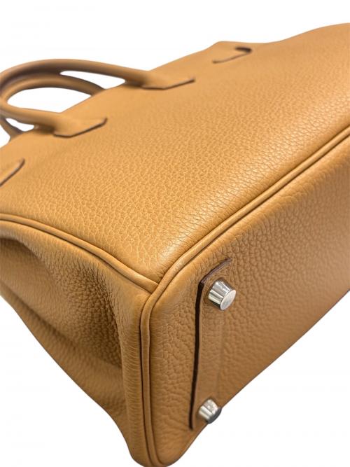 HERMES（エルメス）HERMES (エルメス) バーキン25/シルバー金具/トゴ/ビスキュイ/Z刻印/2021年 ビスキュイ サイズ:25の古着・服飾アイテム