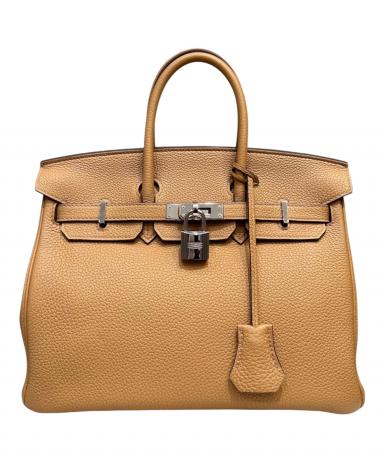 エルメス サイズ:50  バーキン50 □M刻印 SV金具トゴハンドバッグ 中古 GZ14 中古・古着通販】HERMES (エルメス) バーキン25/シルバー金具/トゴ