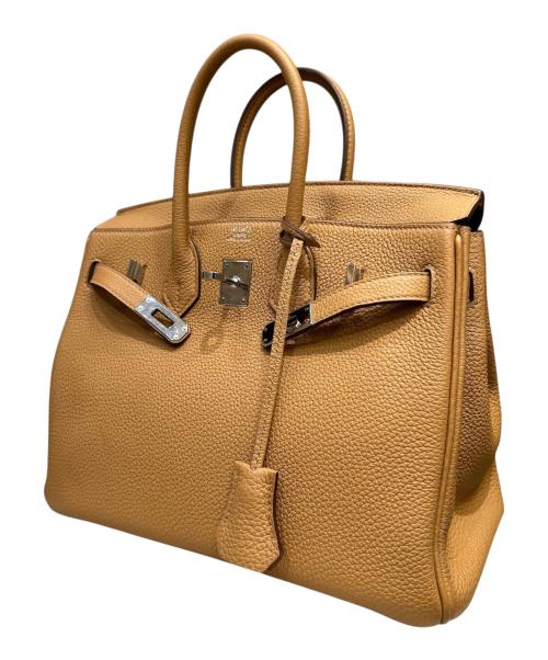 HERMES（エルメス）HERMES (エルメス) バーキン25/シルバー金具/トゴ/ビスキュイ/Z刻印 ビスキュイ サイズ:25の古着・服飾アイテム