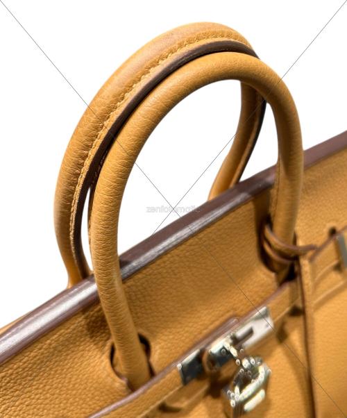 HERMES（エルメス）HERMES (エルメス) バーキン25/シルバー金具/トゴ/ビスキュイ/Z刻印 ビスキュイ サイズ:25の古着・服飾アイテム