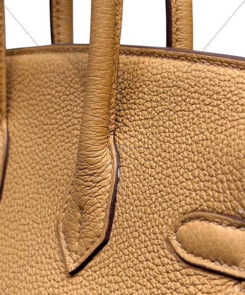 HERMES（エルメス）HERMES (エルメス) バーキン25/シルバー金具/トゴ/ビスキュイ/Z刻印 ビスキュイ サイズ:25の古着・服飾アイテム