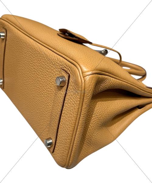 HERMES（エルメス）HERMES (エルメス) バーキン25/シルバー金具/トゴ/ビスキュイ/Z刻印 ビスキュイ サイズ:25の古着・服飾アイテム