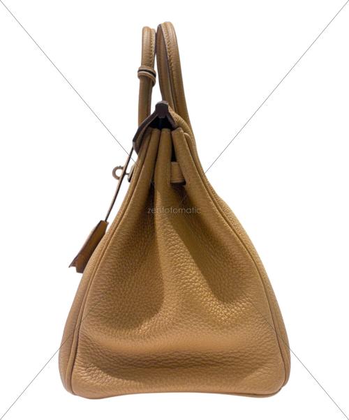 HERMES（エルメス）HERMES (エルメス) バーキン25/シルバー金具/トゴ/ビスキュイ/Z刻印 ビスキュイ サイズ:25の古着・服飾アイテム
