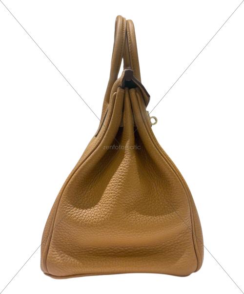 HERMES（エルメス）HERMES (エルメス) バーキン25/シルバー金具/トゴ/ビスキュイ/Z刻印 ビスキュイ サイズ:25の古着・服飾アイテム