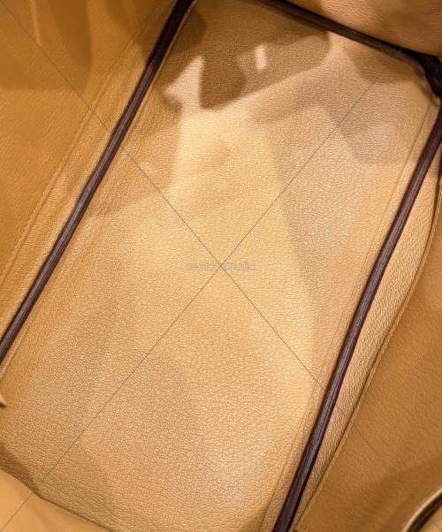 HERMES（エルメス）HERMES (エルメス) バーキン25/シルバー金具/トゴ/ビスキュイ/Z刻印 ビスキュイ サイズ:25の古着・服飾アイテム