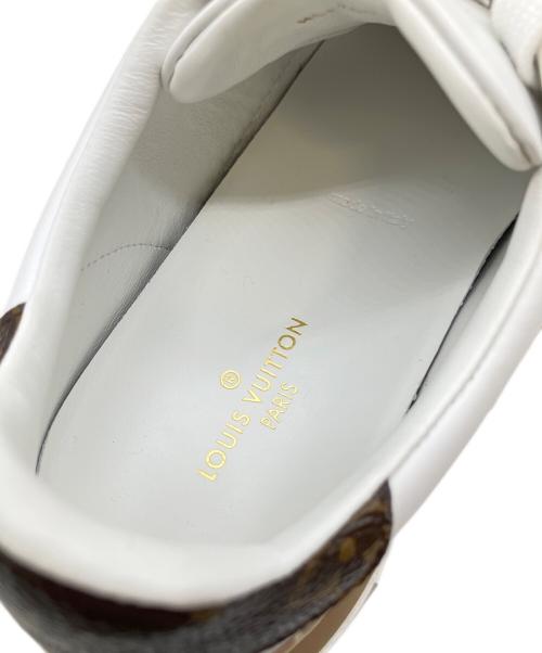LOUIS VUITTON（ルイ ヴィトン）LOUIS VUITTON (ルイ ヴィトン) フロント・ローラインスニーカー ホワイト サイズ:39の古着・服飾アイテム