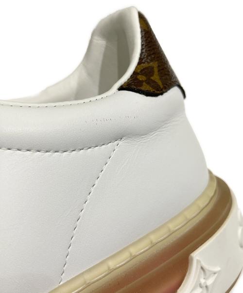 LOUIS VUITTON（ルイ ヴィトン）LOUIS VUITTON (ルイ ヴィトン) フロント・ローラインスニーカー ホワイト サイズ:39の古着・服飾アイテム
