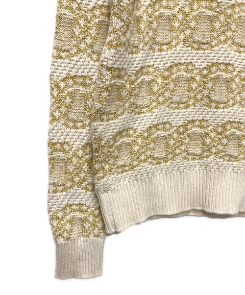 CHANEL（シャネル）CHANEL (シャネル) ココマークニット　P63133K 48865 ベージュ サイズ:38の古着・服飾アイテム