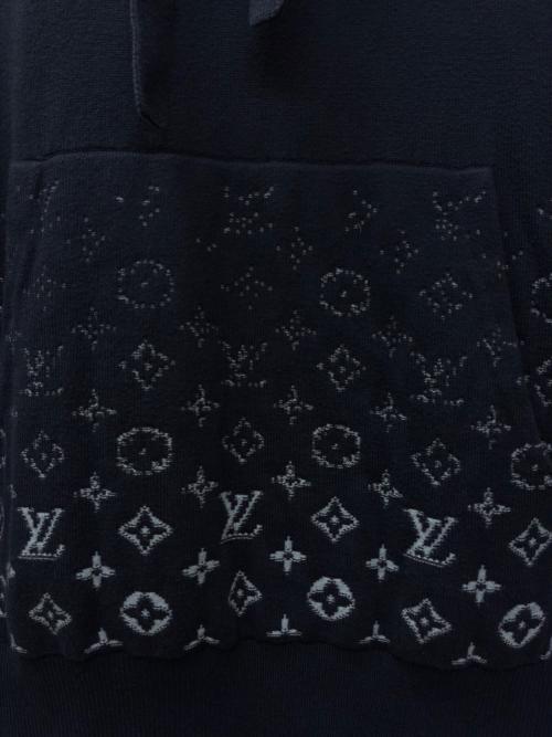 LOUIS VUITTON（ルイ ヴィトン）LOUIS VUITTON (ルイ ヴィトン) モノグラムグラディエントパーカー ネイビー サイズ:Lの古着・服飾アイテム