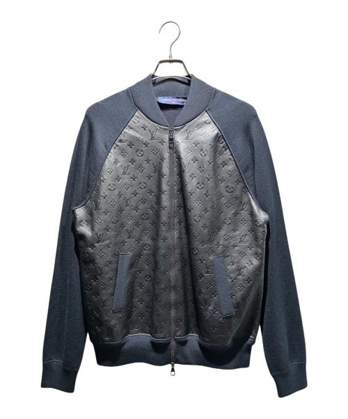 LOUIS VUITTON（ルイ ヴィトン）LOUIS VUITTON (ルイ ヴィトン) モノグラムレザーブルゾン RM232M VOR HPN14W ブラック サイズ:Sの古着・服飾アイテム