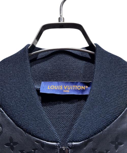 LOUIS VUITTON（ルイ ヴィトン）LOUIS VUITTON (ルイ ヴィトン) モノグラムレザーブルゾン RM232M VOR HPN14W ブラック サイズ:Sの古着・服飾アイテム