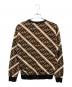 FENDI (フェンディ) ズッカ柄スウェット/FF柄スウェット ブラウン サイズ:L：60000円