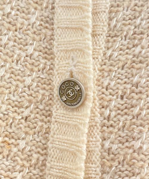 CHANEL（シャネル）CHANEL (シャネル) ココボタンカーディガン ベージュ サイズ:42の古着・服飾アイテム