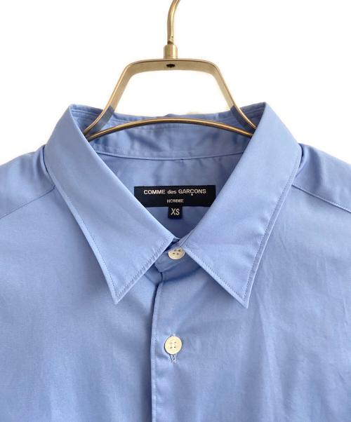 COMME des GARCONS HOMME（コムデギャルソン オム）COMME des GARCONS HOMME (コムデギャルソン オム) 綿ブロード シャツ スカイブルー サイズ:XSの古着・服飾アイテム