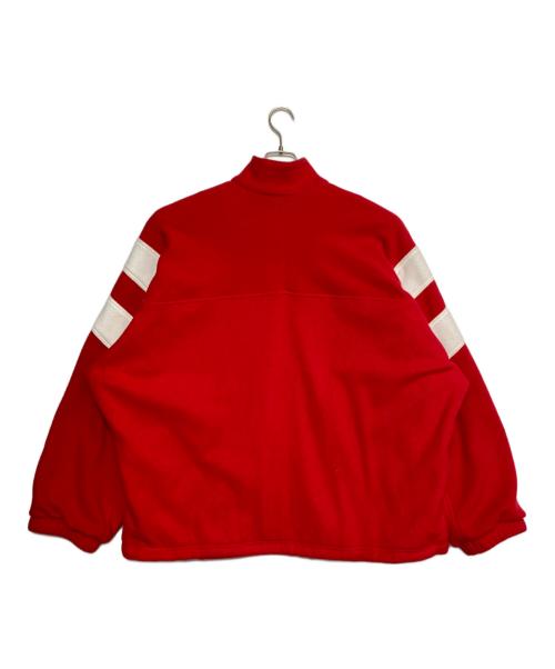 BALENCIAGA（バレンシアガ）BALENCIAGA (バレンシアガ) スポーティBロゴオーバーサイズフリースジャケットブルゾン レッド サイズ:XXSの古着・服飾アイテム