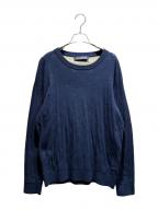 LOUIS VUITTONルイ ヴィトン）の古着「ドロップニードルモノグラム ニット」｜ネイビー