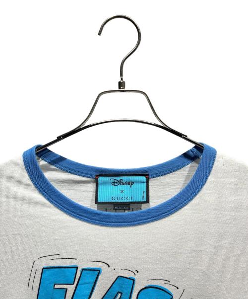 GUCCI（グッチ）GUCCI (グッチ) ロゴトリムTシャツ/ 645302 XJC8W ホワイト サイズ:Sの古着・服飾アイテム