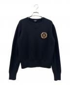 CHANELシャネル）の古着「ココマークエンブレムニット　P64669K60693　2020年製」｜ブラック