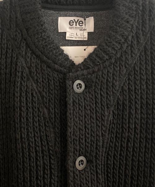 eYe COMME des GARCONS JUNYAWATANABE MAN（アイ コム デ ギャルソン ジュンヤ ワタナベ マン）eYe COMME des GARCONS JUNYAWATANABE MAN (アイ コム デ ギャルソン ジュンヤ ワタナベ マン) カーディガン ブラック サイズ:Lの古着・服飾アイテム