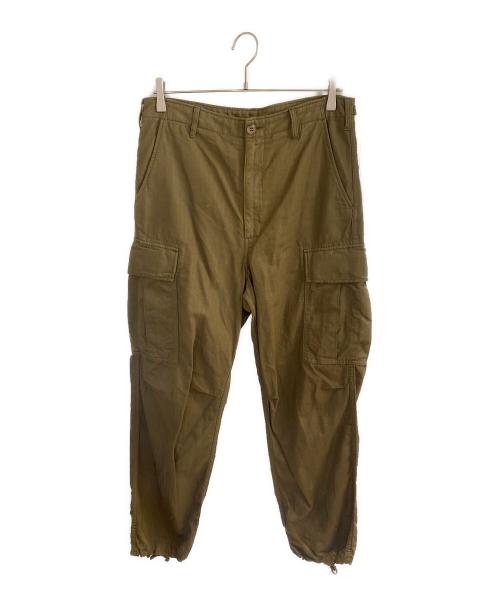 COMME des GARCONS HOMME（コムデギャルソン オム）COMME des GARCONS HOMME (コムデギャルソン オム) リネン混カーゴパンツ オリーブ サイズ:Sの古着・服飾アイテム