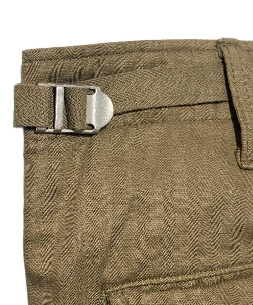 COMME des GARCONS HOMME（コムデギャルソン オム）COMME des GARCONS HOMME (コムデギャルソン オム) リネン混カーゴパンツ オリーブ サイズ:Sの古着・服飾アイテム