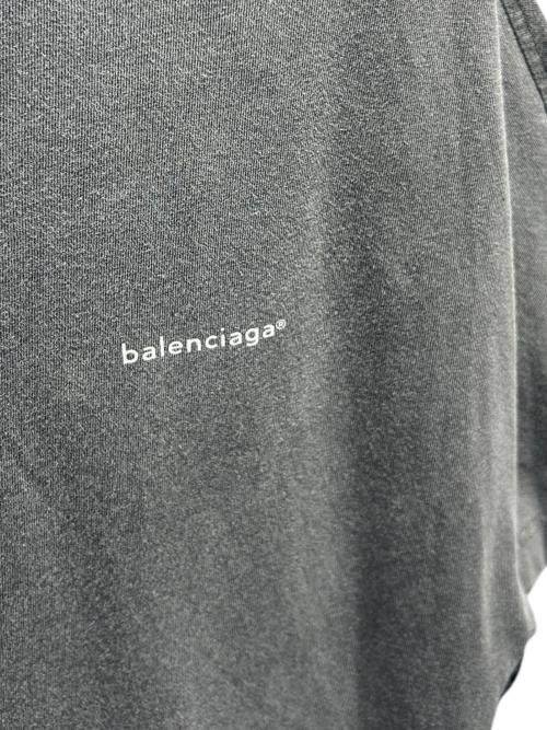 BALENCIAGA（バレンシアガ）BALENCIAGA (バレンシアガ) ロゴカットソー/556115 TYK28 グレー サイズ:Sの古着・服飾アイテム
